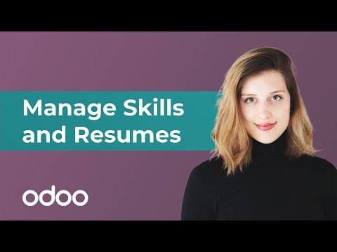 Manage Skills and Resumes | Odoo Employees